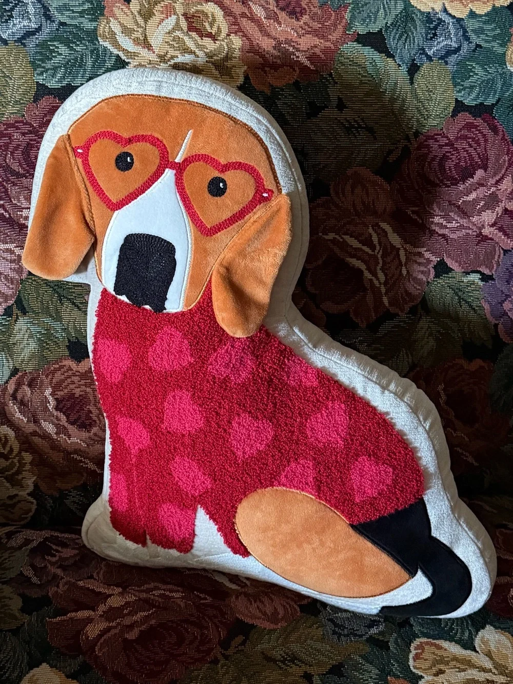 Beagle Puppy Dog Plush Pillow